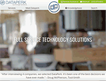 Tablet Screenshot of dataperk.com
